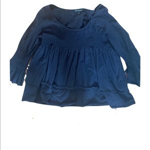 DKNY babydoll blouse